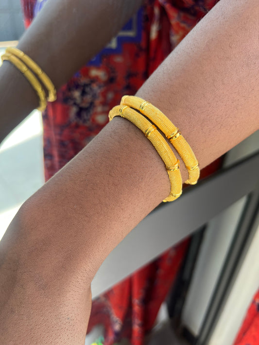 Ensemble de bijoux africains 2 bracelets (numéro 2)