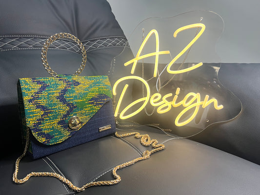 Sac à main avec chaine bandoulière AZ Design
